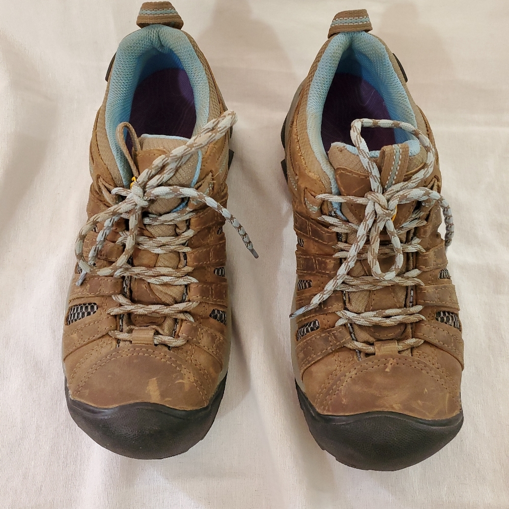 Keen Targhee III Waterproof Women Gray Leather Lac